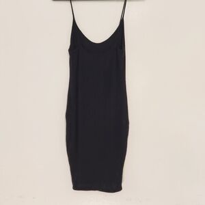 Naked Wardrobe Black Sheath Body Con Dress Medium